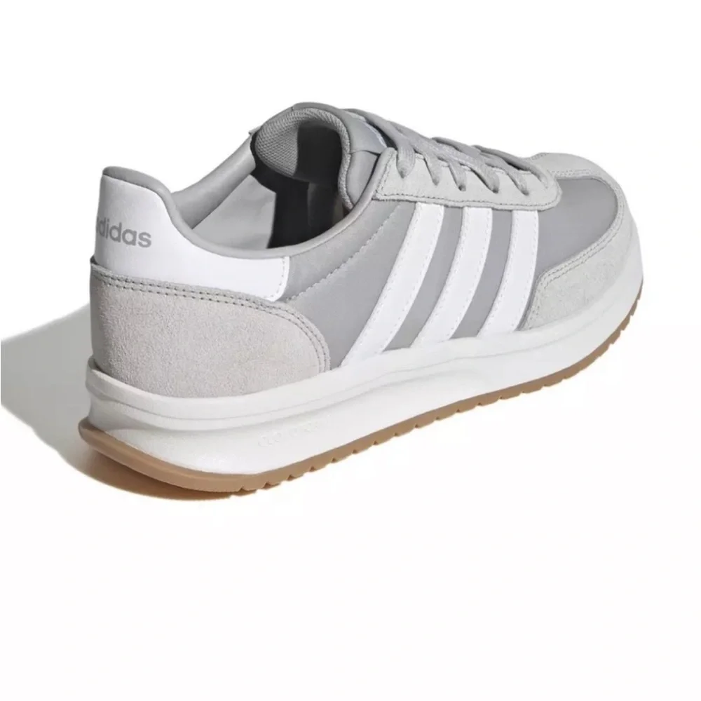 Adidas~Run 70’s~2.0~Classic Gray and White Sneakers - Picture 3 of 7